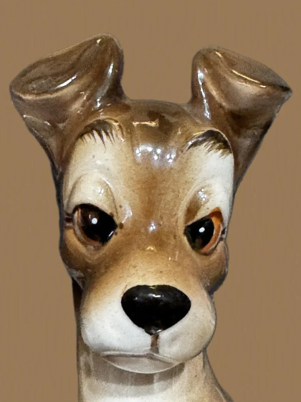 Walt Disney Lady and the Tramp, Tramp Ceramic Figurine, Vintage Circa 1955